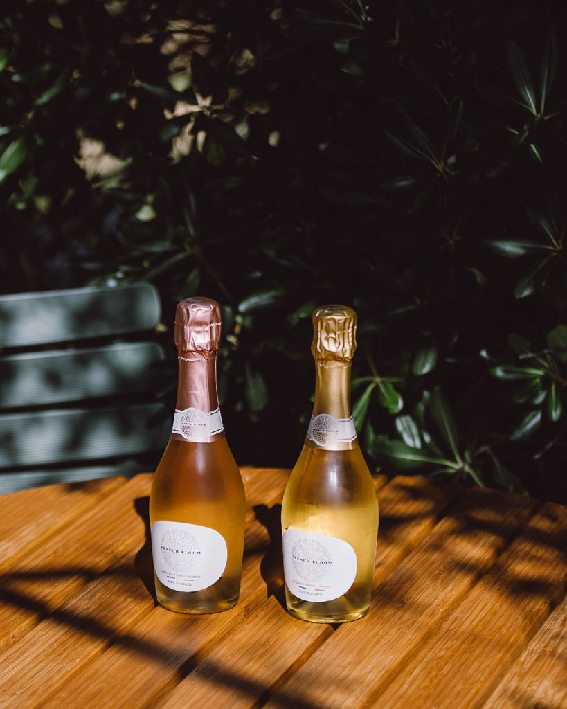 LE BLANC & LE ROSÉ 375ml, VINS EFFERVESCENTS SANS ALCOOL - French Bloom